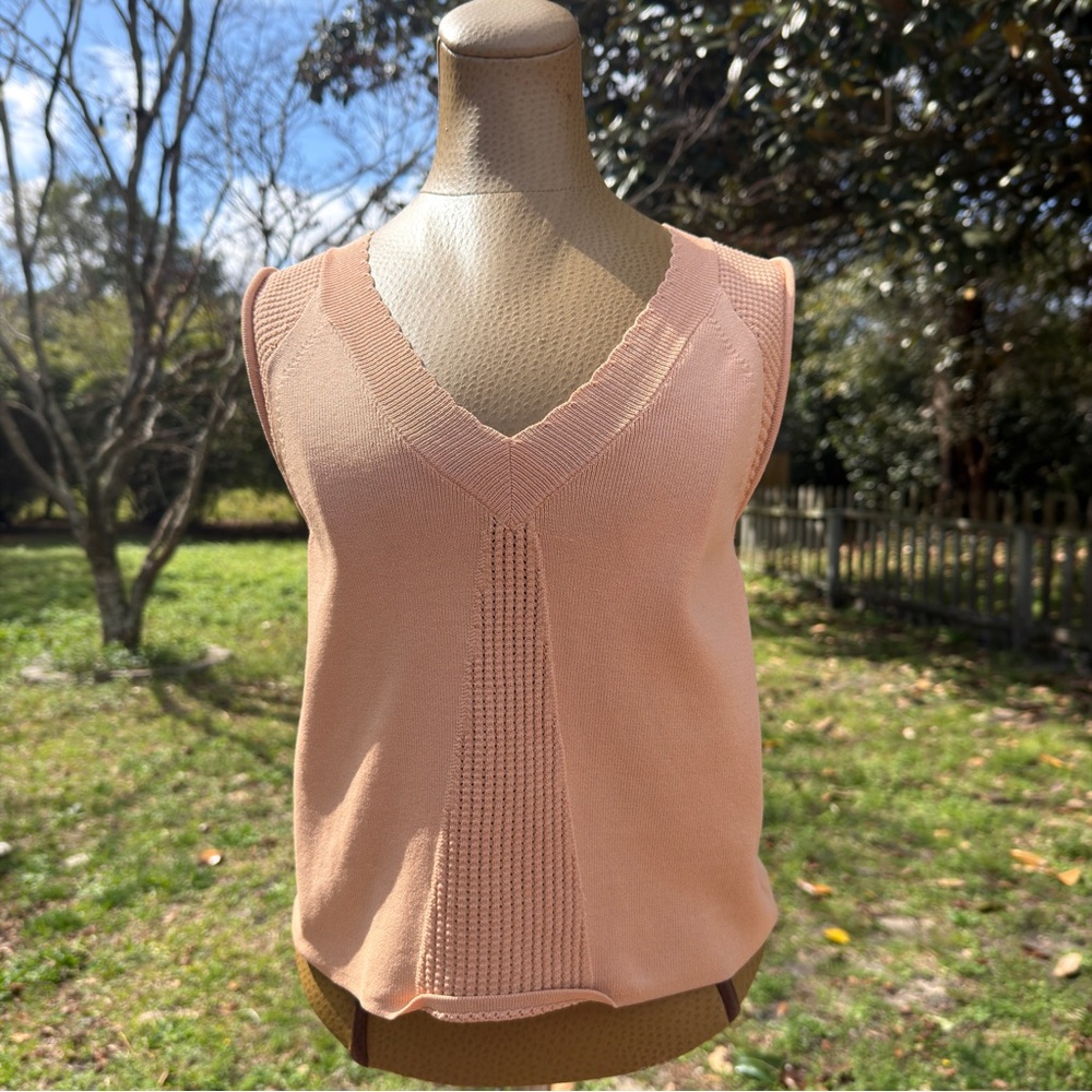 RACHEL Rachel Roy Women's V-Neck Crop Knit Blouse